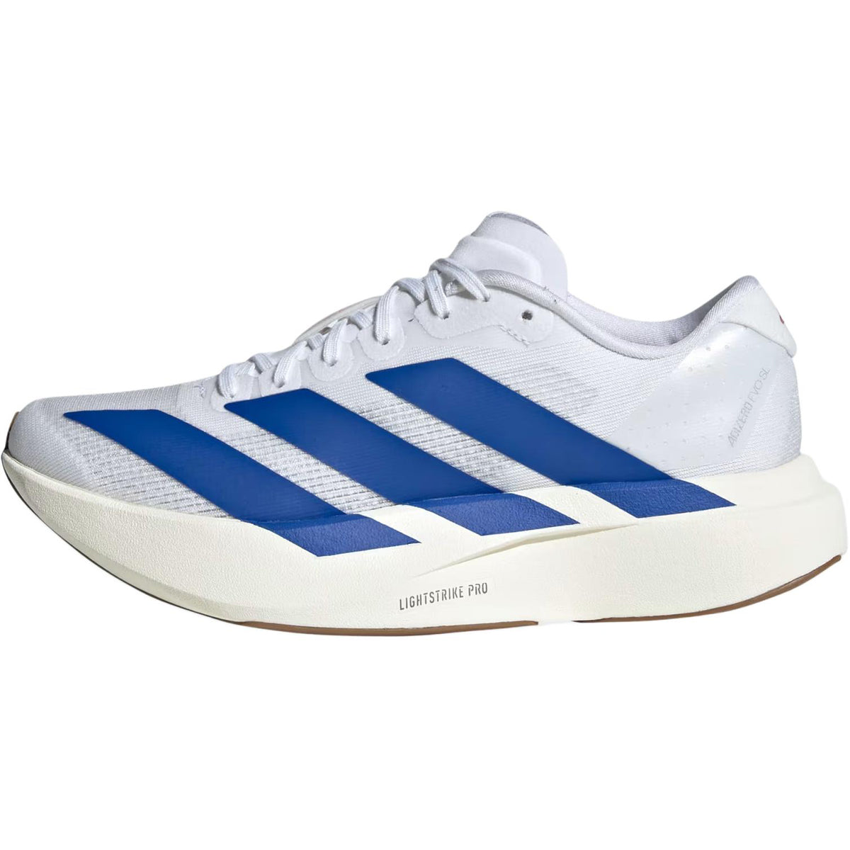 adidas Adizero Evo SL Kids Unisex White Blue Running Shoes