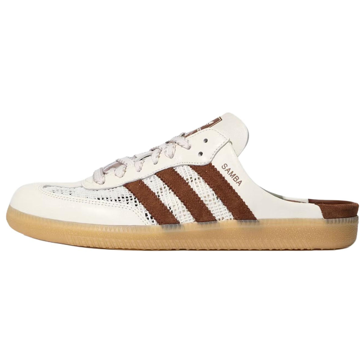 adidas Originals Samba OG MULE Unisex Closed-Toe Mules - Beige/Brown