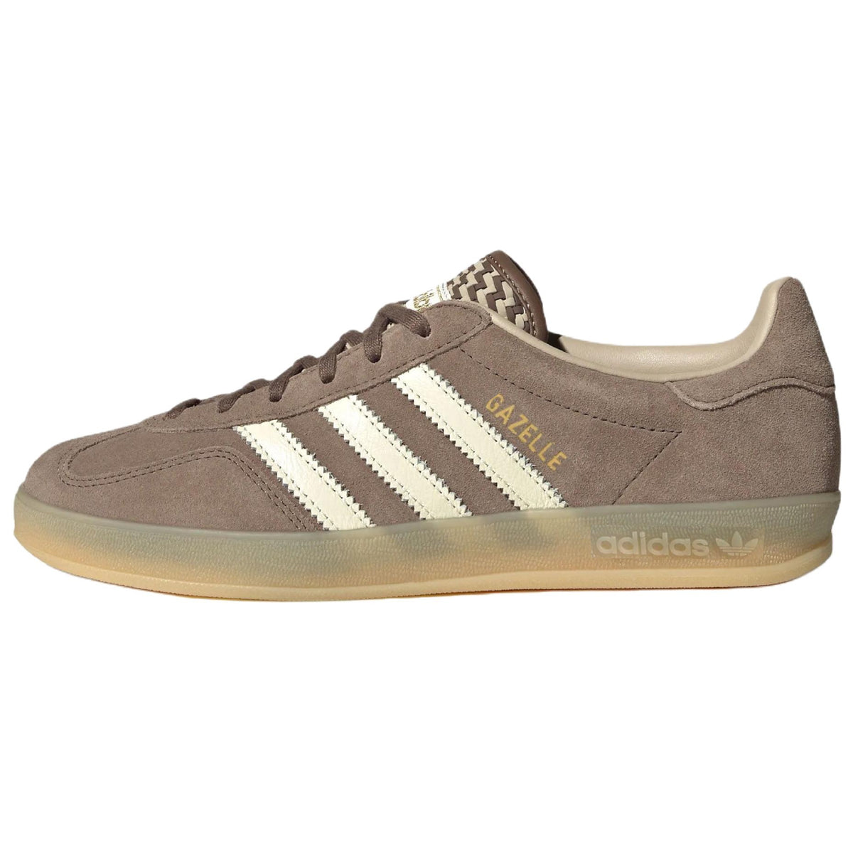 adidas Originals Gazelle Indoor Women's Strata Dark Earth Brown Sneakers
