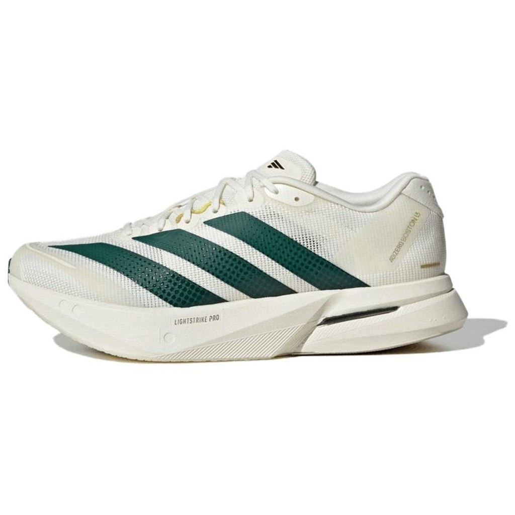 adidas Adizero Boston 13 Men's Lightweight Low-Top Running Shoes - White/Green