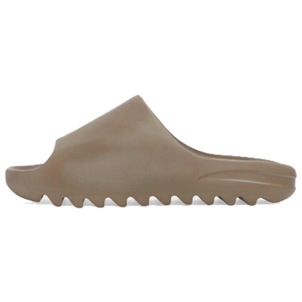 adidas Originals Yeezy Slide Unisex Brown Grey Synthetic Leather Slides