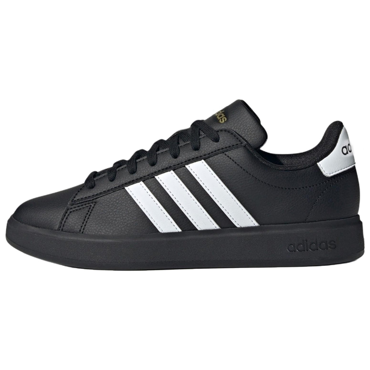 adidas Grand Court Women's Black Synthetic Leather Sneakers