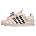 adidas Originals x Hellstar Superstar Unisex White Lace-Up Sneakers