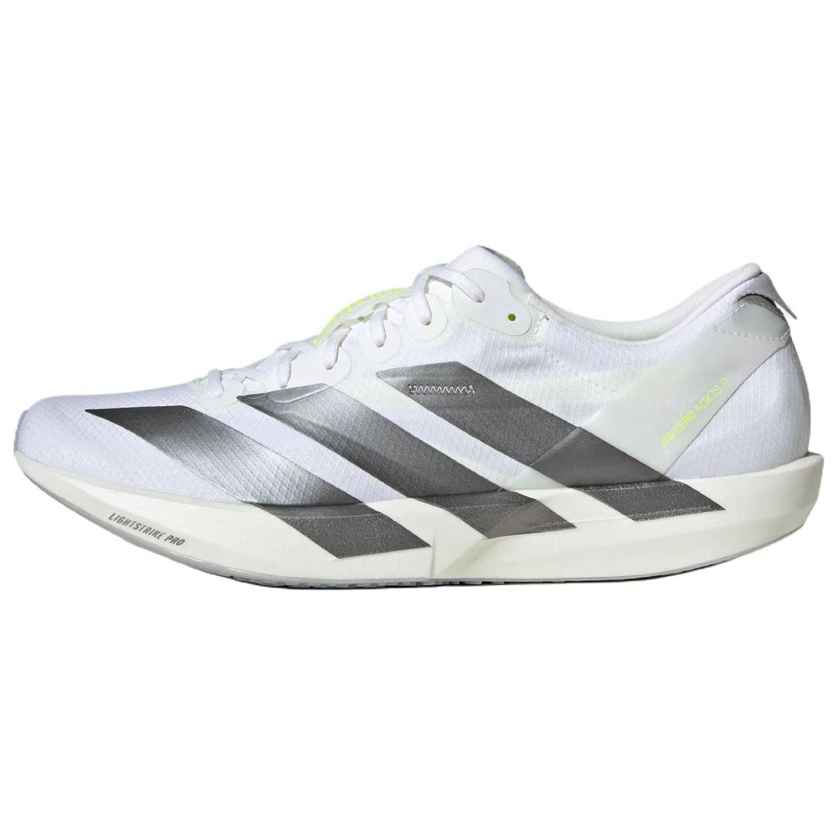 adidas Adizero Adios 9 Lightstrike Pro Men's Low-Profile Racing Shoes - White