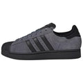 adidas Originals Superstar 2 Unisex Low-Profile Sneakers - Grey/Black