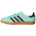 adidas Originals Gazelle Indoor Unisex Green Brown Leather Sneakers