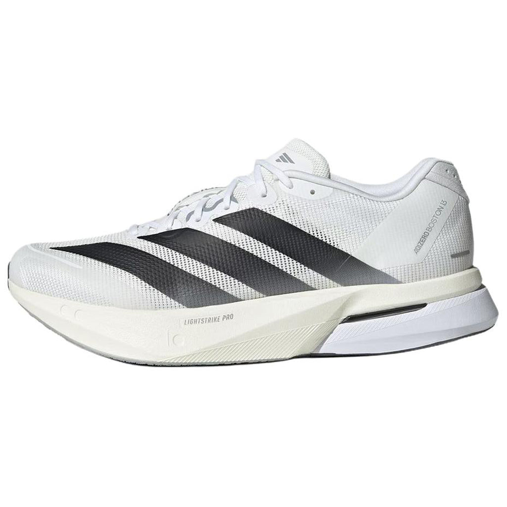 adidas Adizero Boston 13 Men's PU & Textile Marathon Training Shoes - White/Black