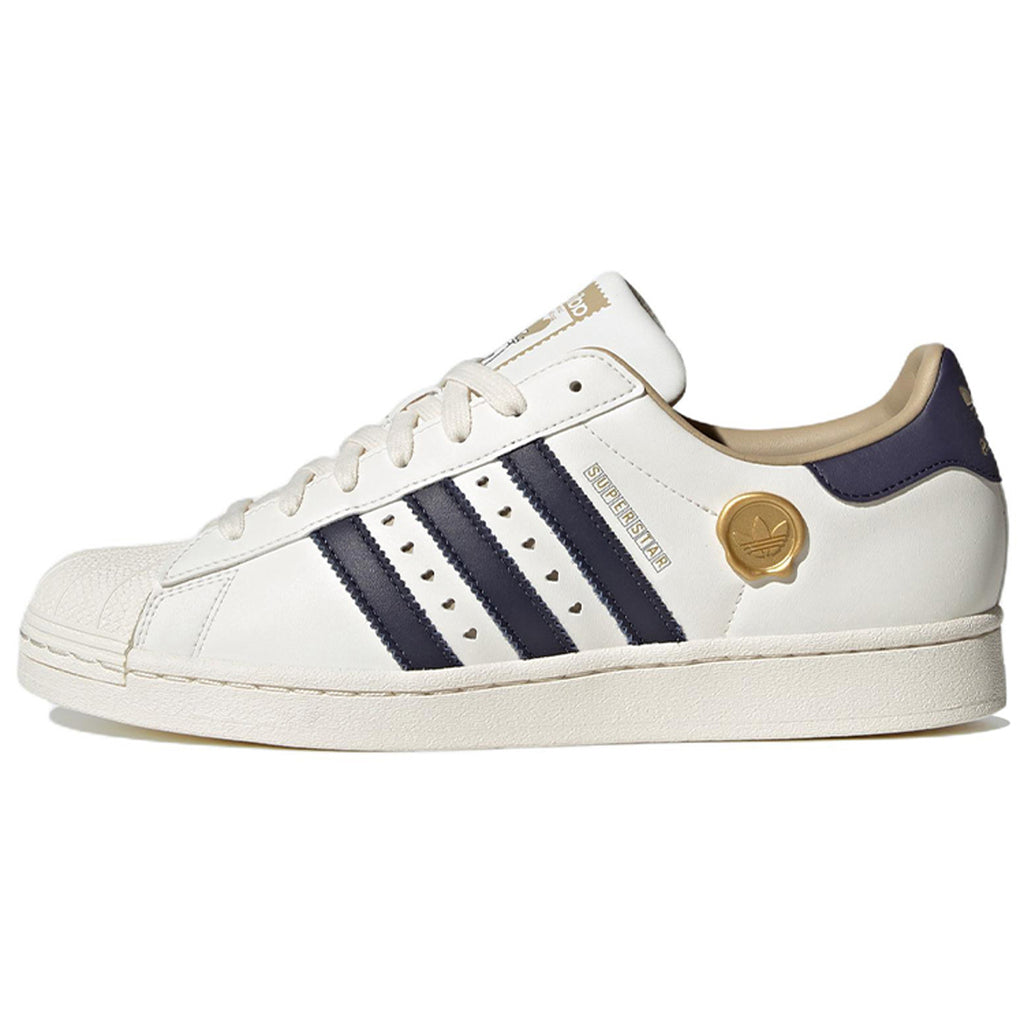 adidas Originals Superstar 2023 Unisex White Blue Trendy Sneakers