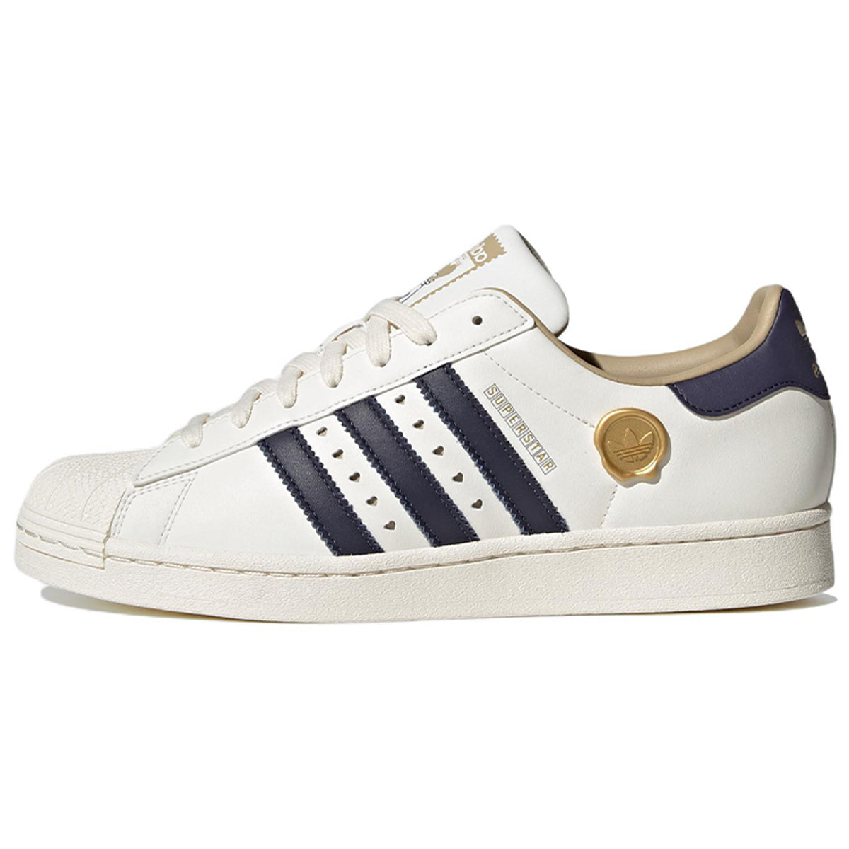 adidas Originals Superstar 2023 Unisex White Blue Trendy Sneakers