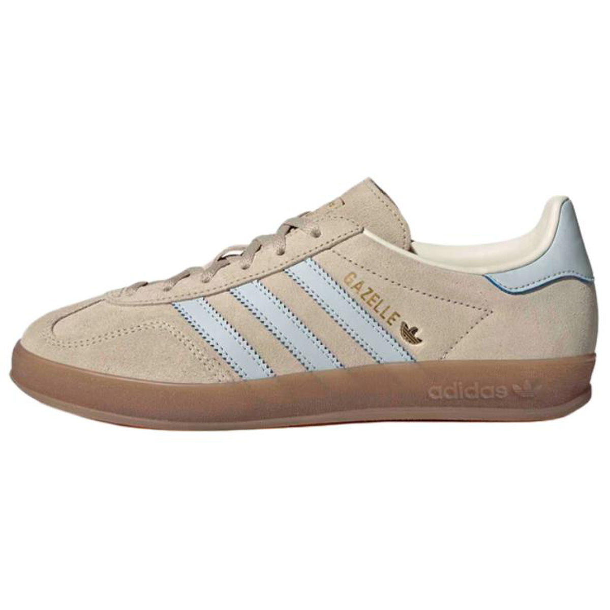 adidas Originals Gazelle Indoor Women’s Light Khaki Leather Sneakers
