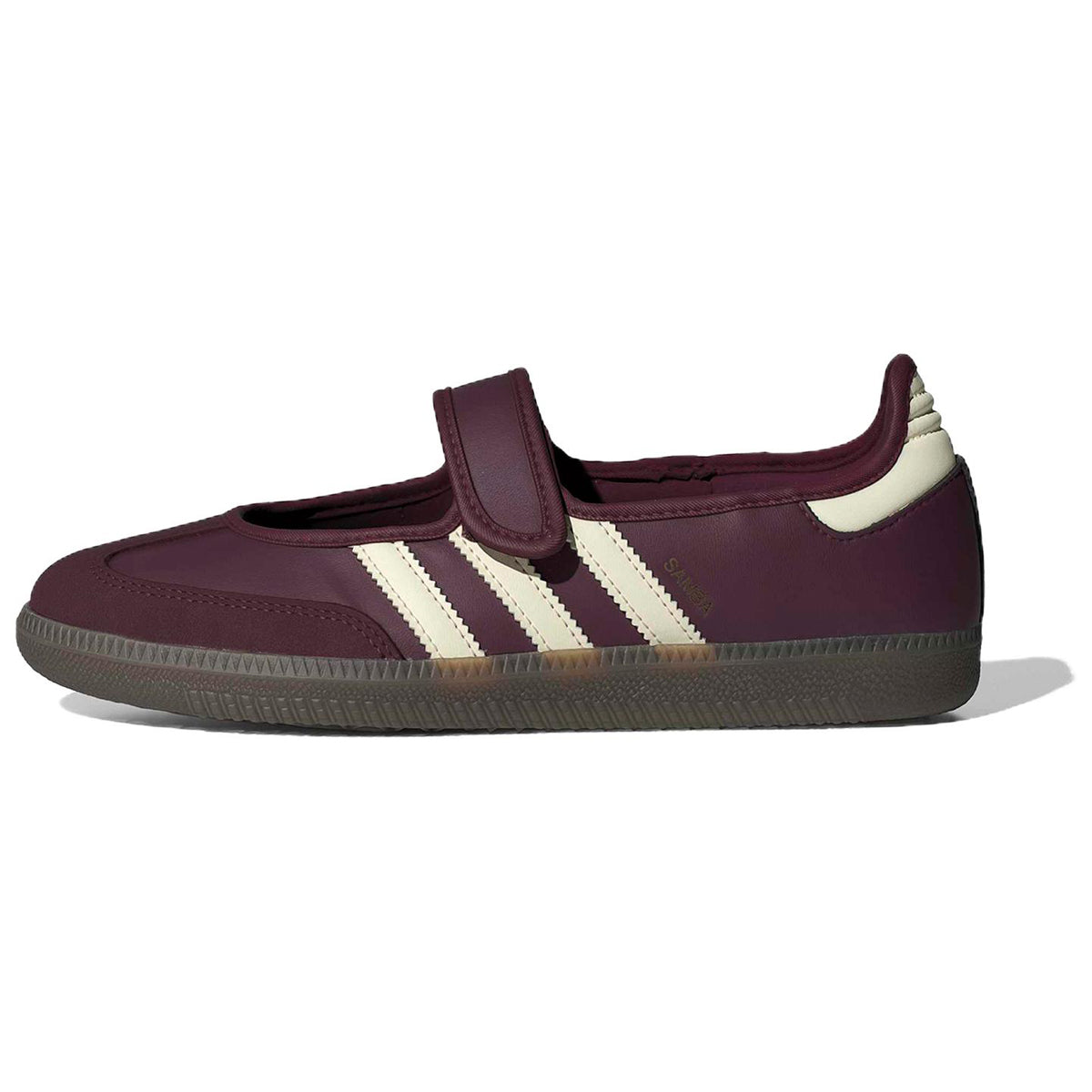adidas Originals Samba Jane Women's Flat Mary Jane Shoes - Burgundy