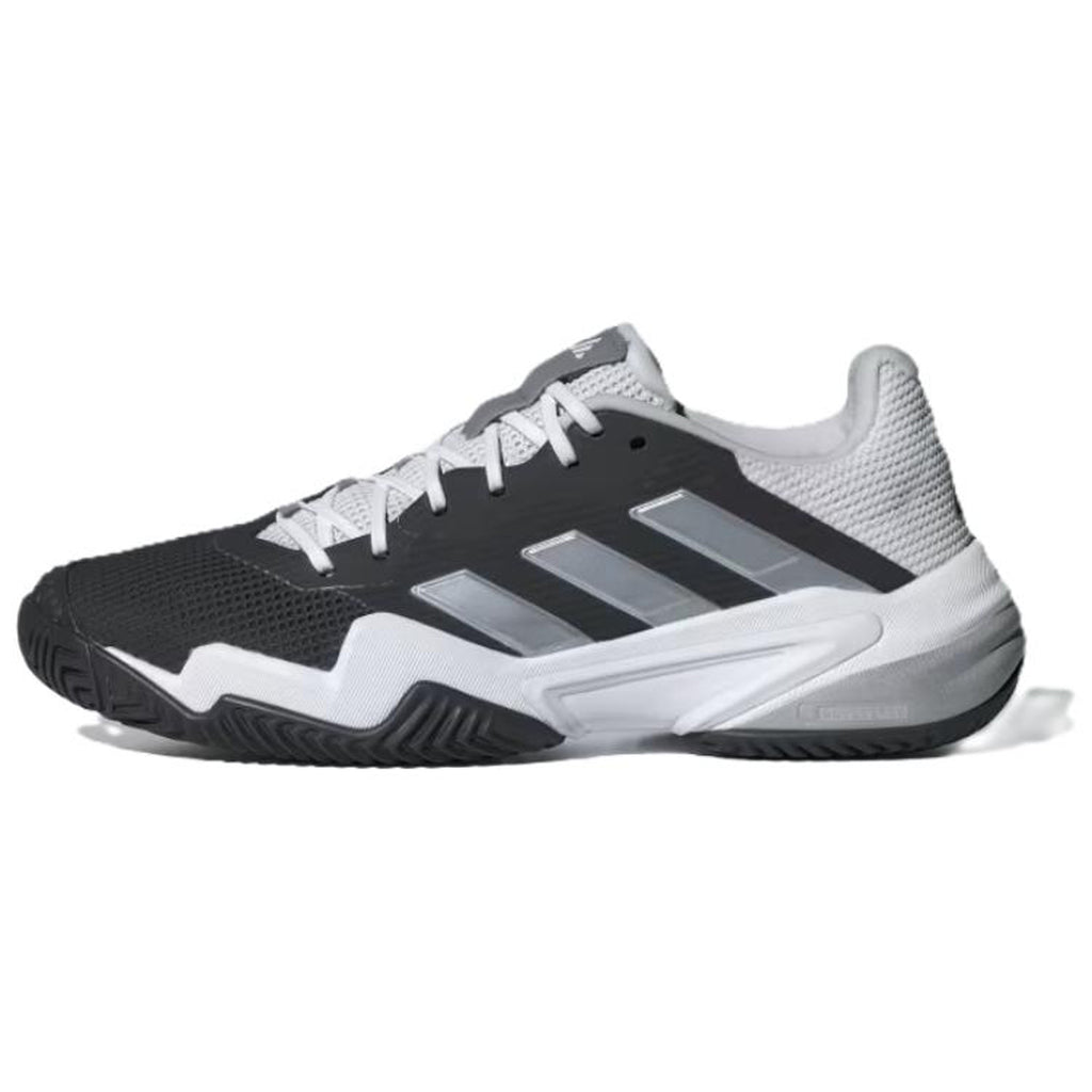 adidas Barricade 13 Men's Low-Top Tennis Shoes - Black/White