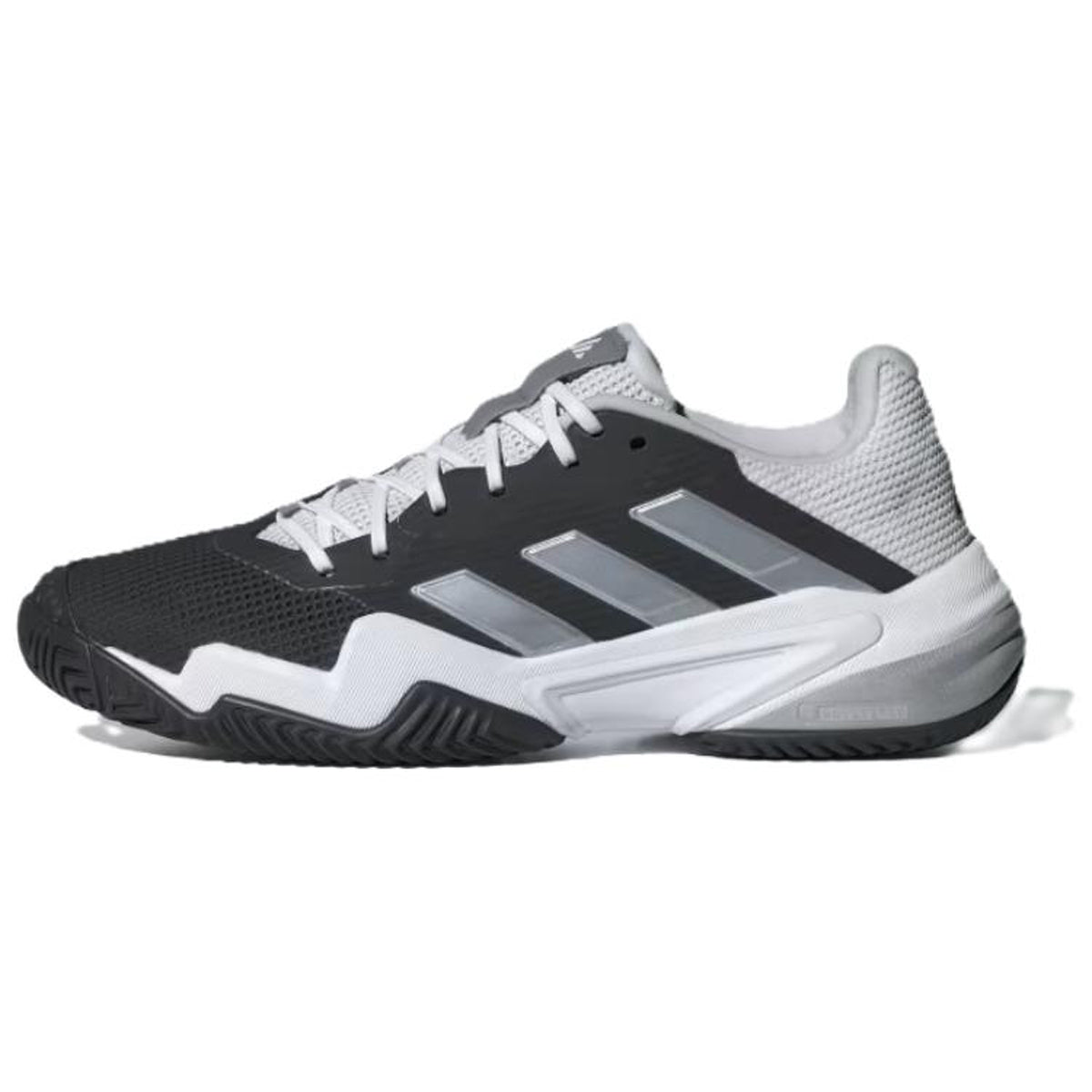 adidas Barricade 13 Men's Low-Top Tennis Shoes - Black/White