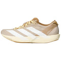 adidas Adizero Adios 9 Women's Low-Profile Running Shoes - Beige/Brown/White