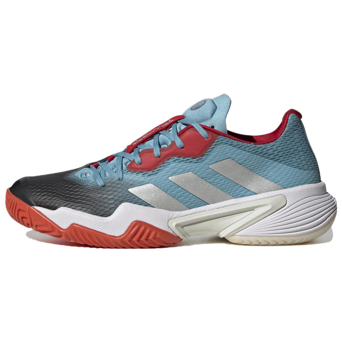 adidas Barricade Women's Low-Top Tennis Shoes - Blue/Black