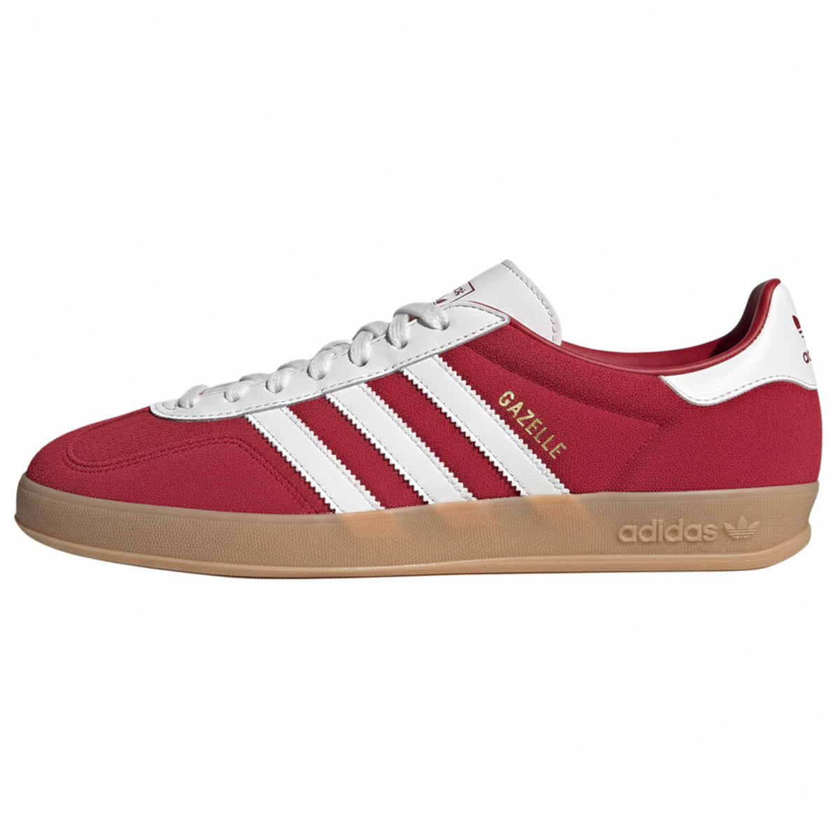 adidas Originals Gazelle Indoor Unisex Victory Red Leather Sneakers