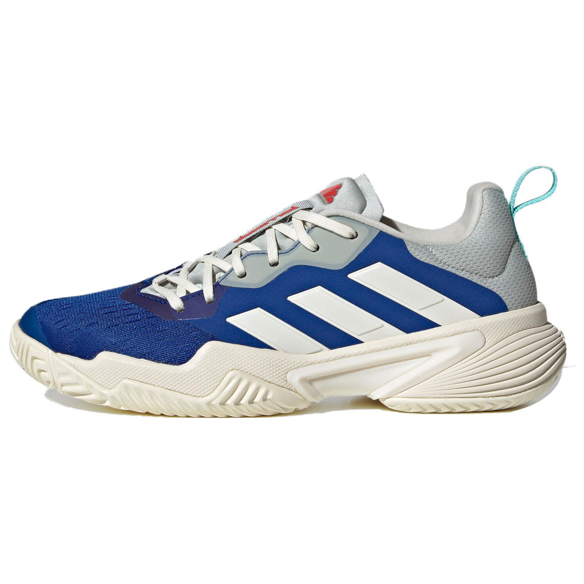 adidas Barricade Tennis Women's Low-Top Tennis Shoes - Blue/White