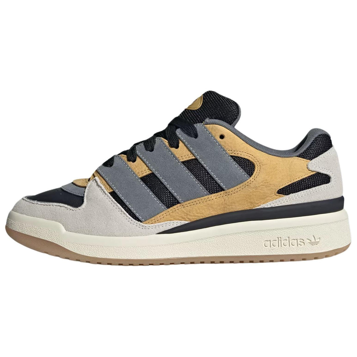 adidas Originals FORUM 2000 Puffed Core Unisex Low-Top Sneakers - Black/Grey