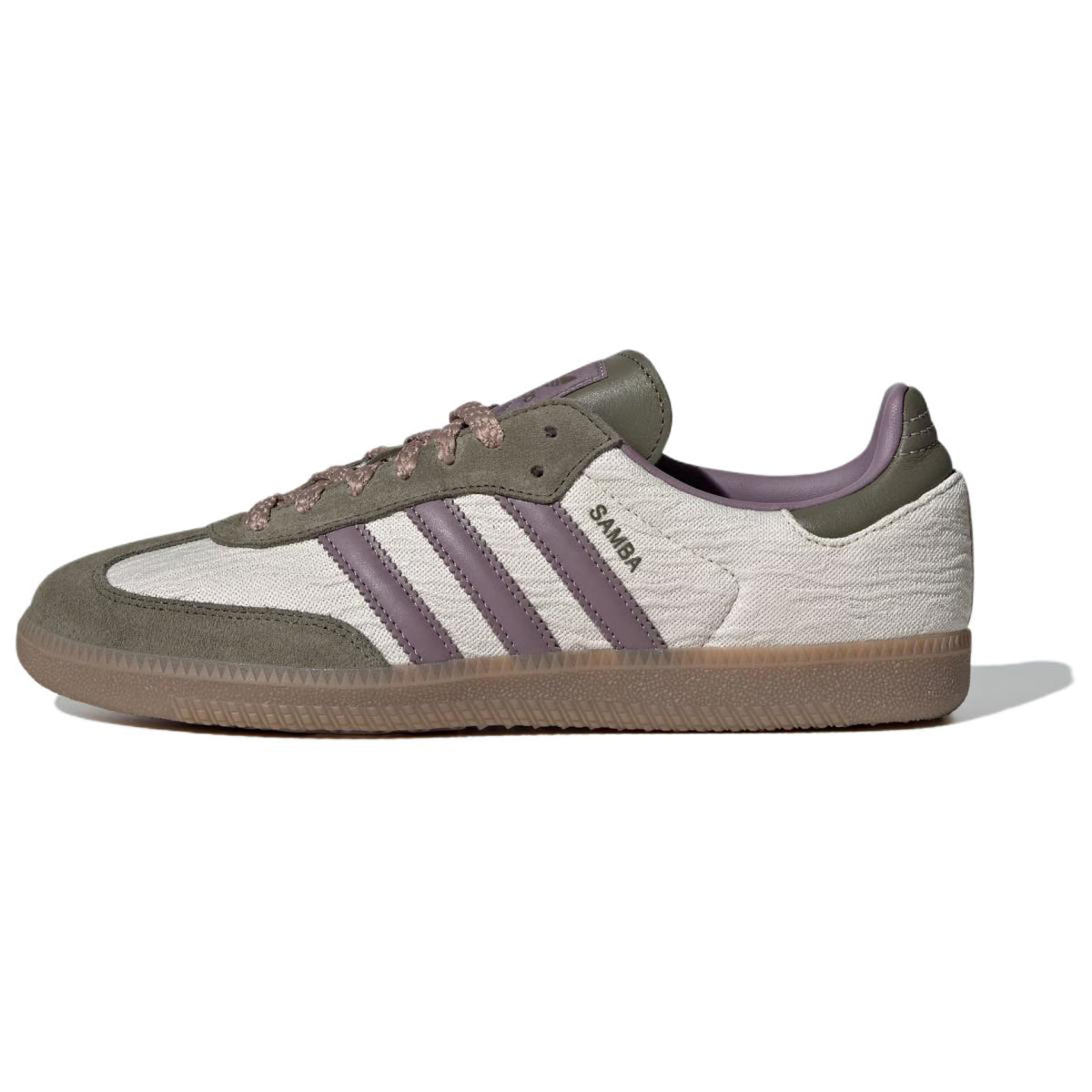 adidas Originals Samba OG Unisex Brown Purple Green Thin-Sole Sneakers