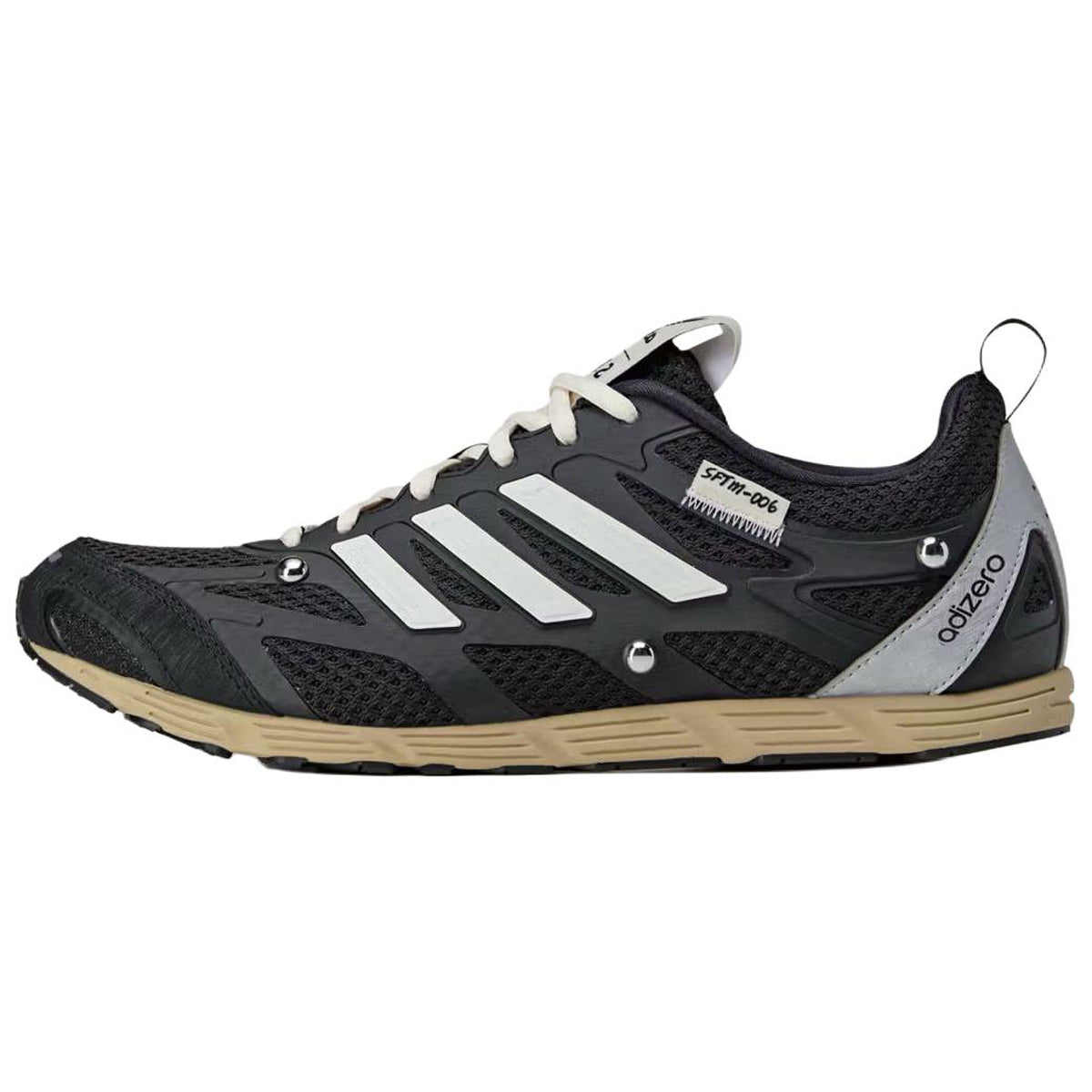 SONG FOR THE MUTE × adidas Originals Adizero PR SFTM-006 Unisex Running Shoes - Black/Beige