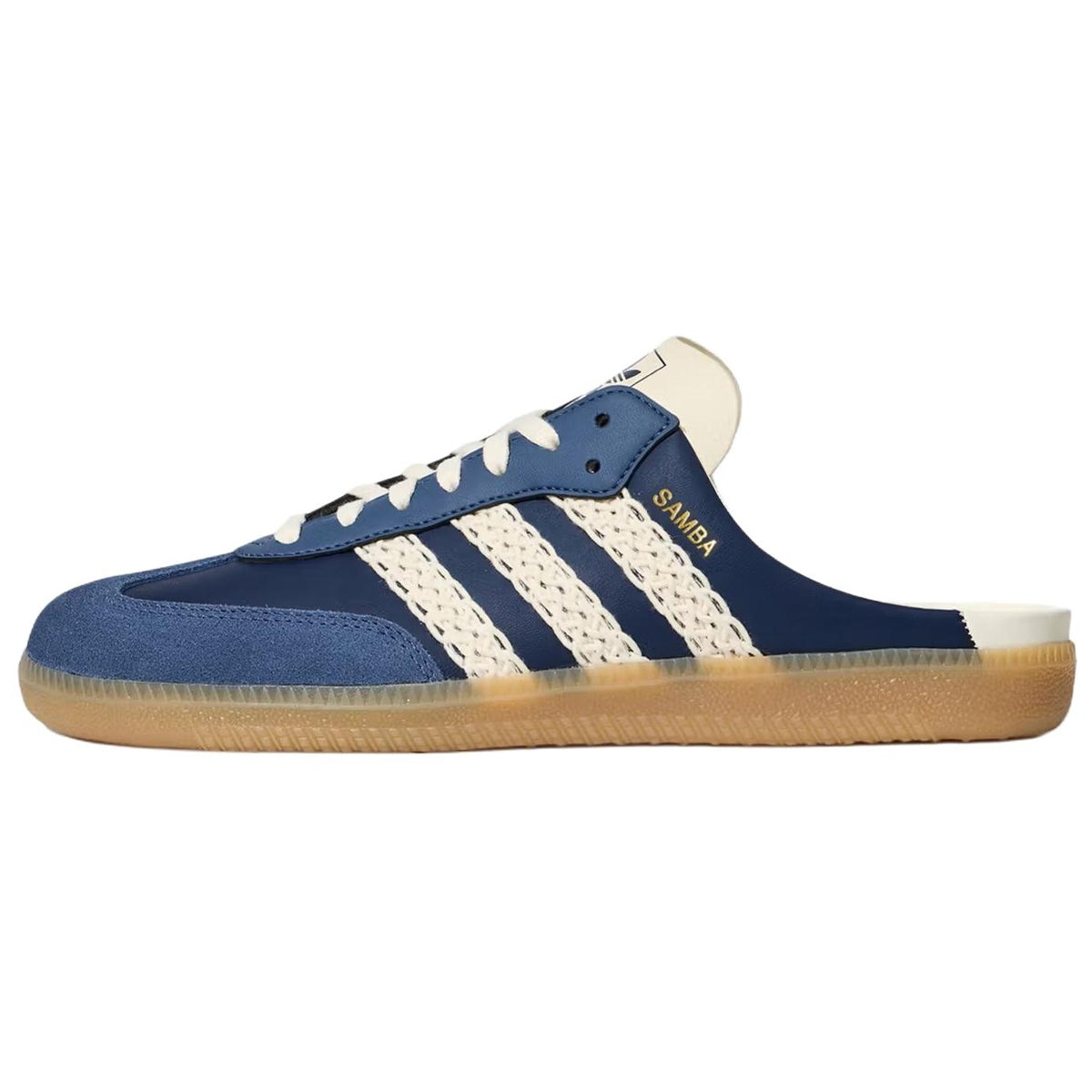 adidas Originals Samba Mule Unisex Closed-Toe Mules - Night Indigo