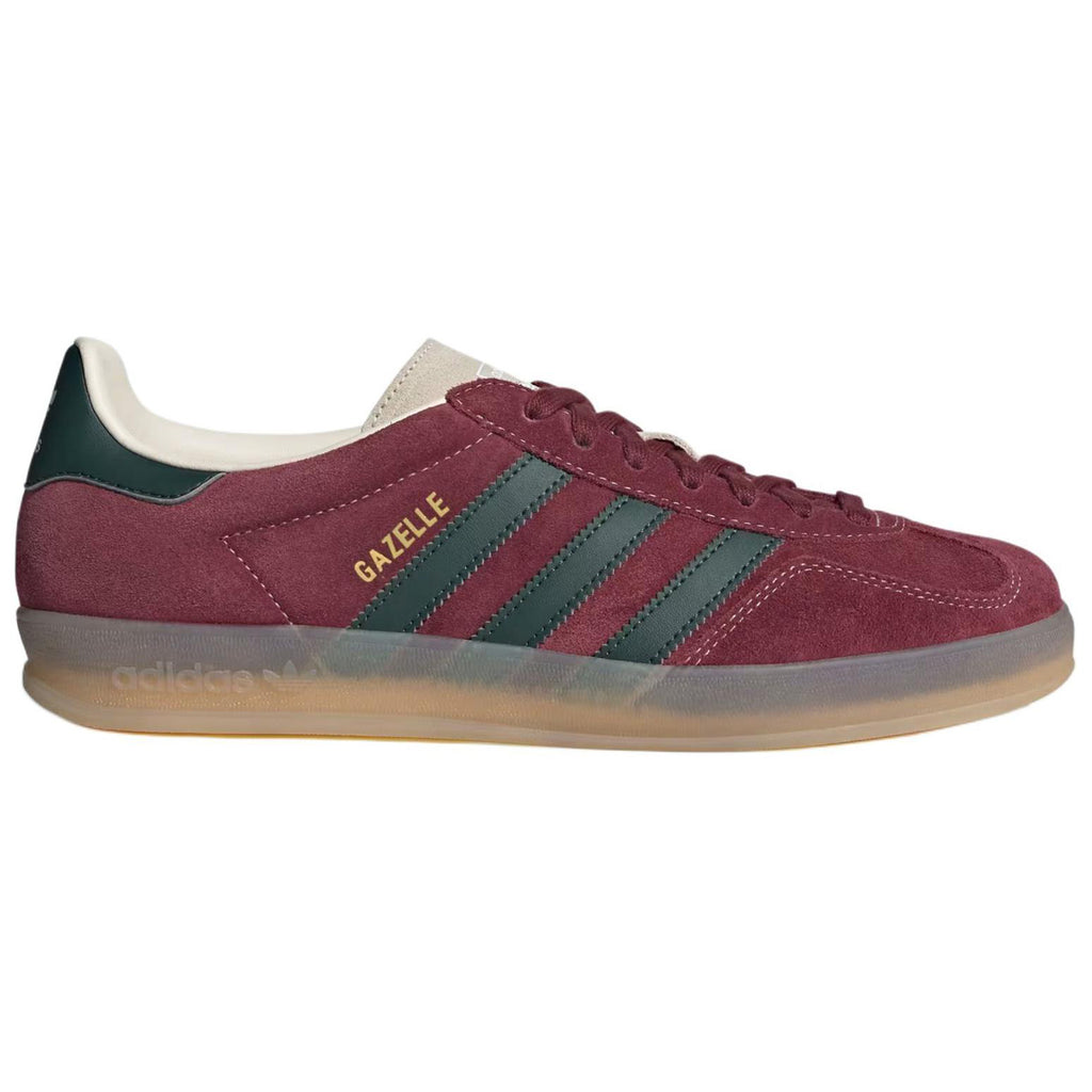 adidas Originals Gazelle Indoor Unisex Red Green Thin-Sole Sneakers