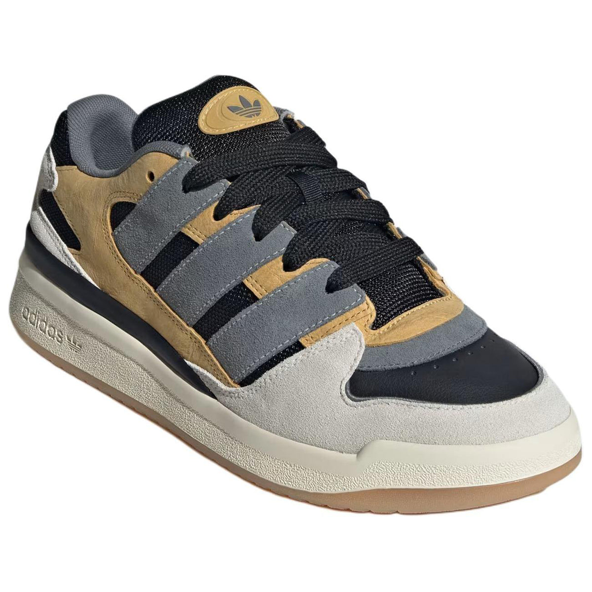 adidas Originals FORUM 2000 Puffed Core Unisex Low-Top Sneakers - Black/Grey