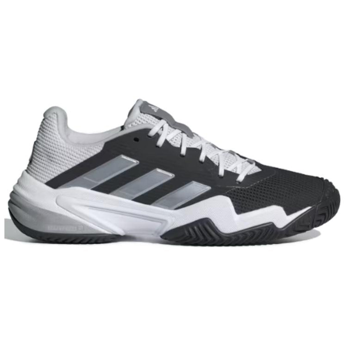 adidas Barricade 13 Men's Low-Top Tennis Shoes - Black/White