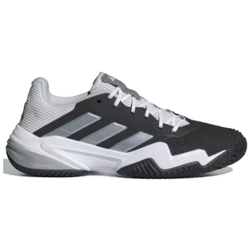 adidas Barricade 13 Men's Low-Top Tennis Shoes - Black/White
