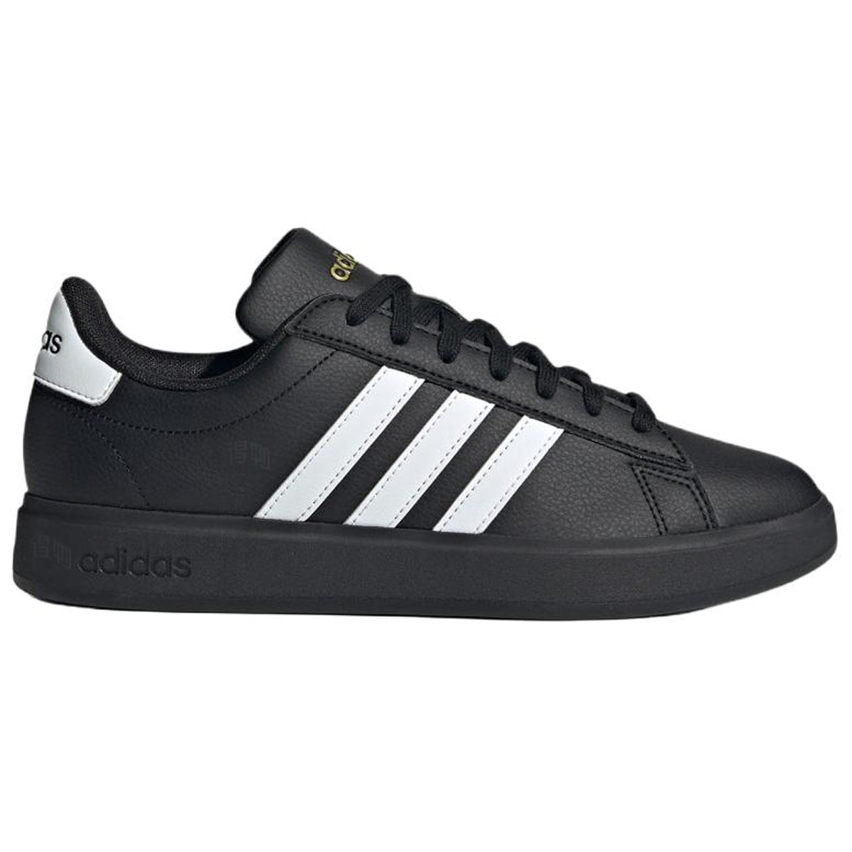 adidas Grand Court Women's Black Synthetic Leather Sneakers