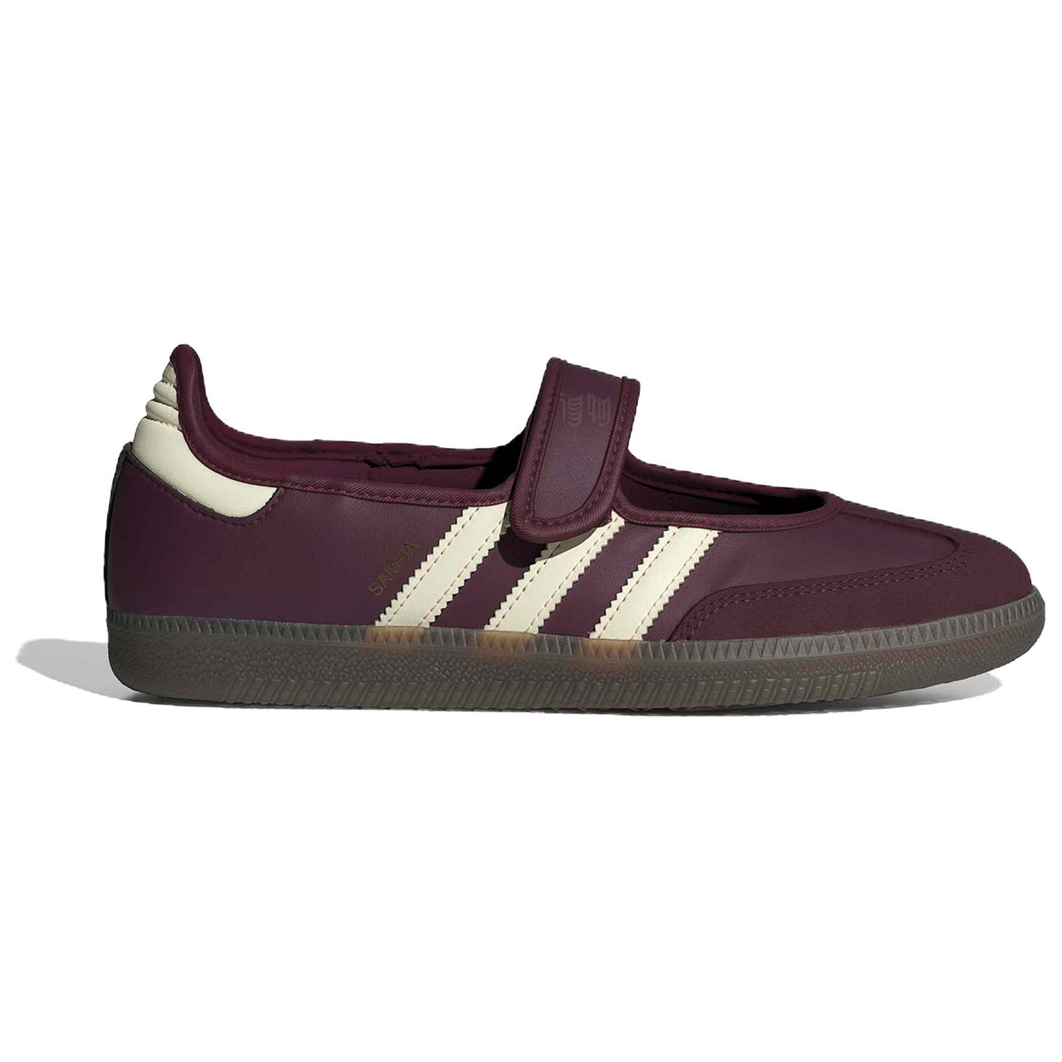 adidas Originals Samba Jane Women's Flat Mary Jane Shoes - Burgundy