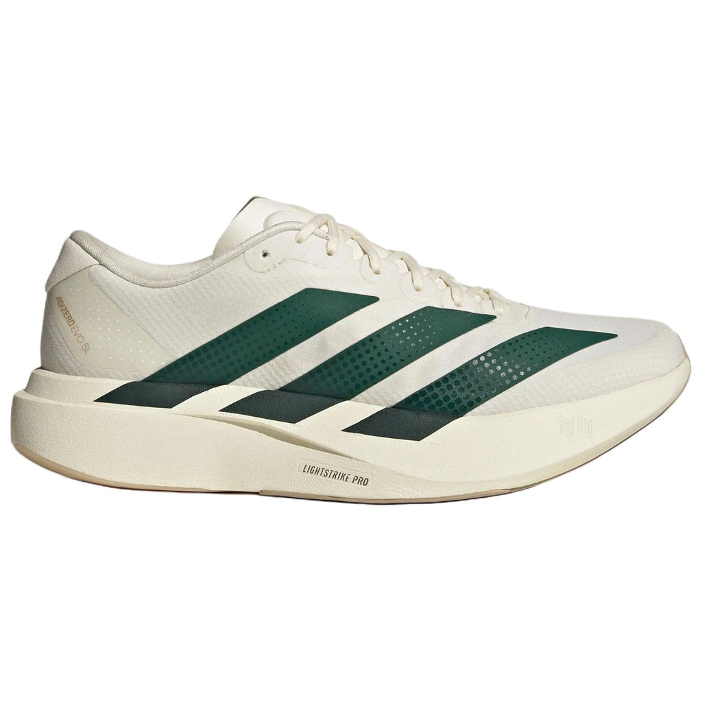 adidas Adizero Evo SL WOVEN Men's Low-Top Running Shoes - White/Green
