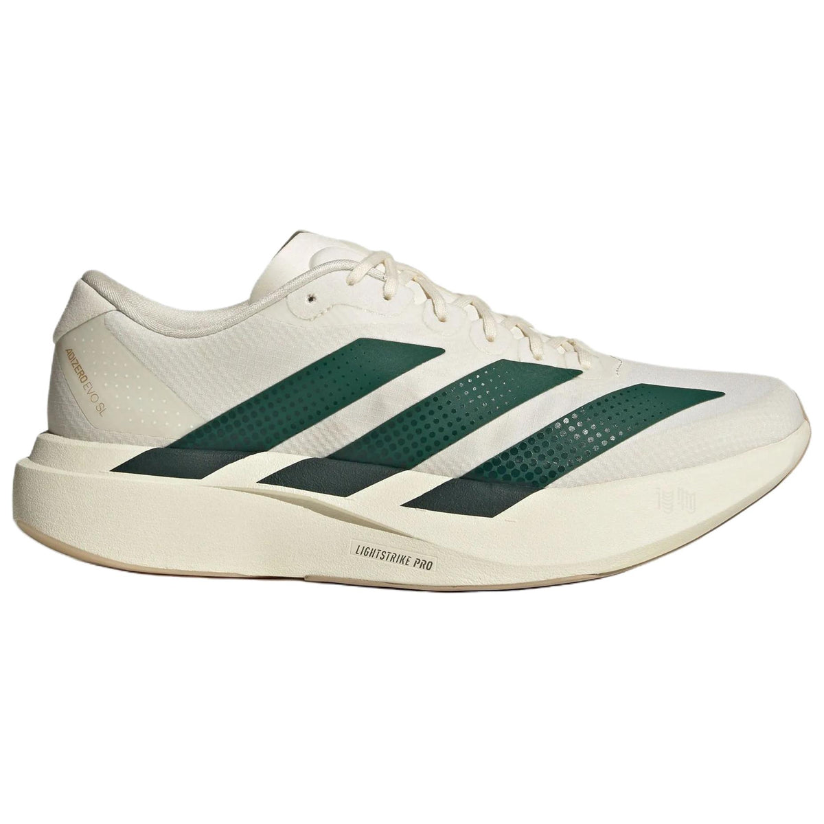 adidas Adizero Evo SL WOVEN Men's Low-Top Running Shoes - White/Green