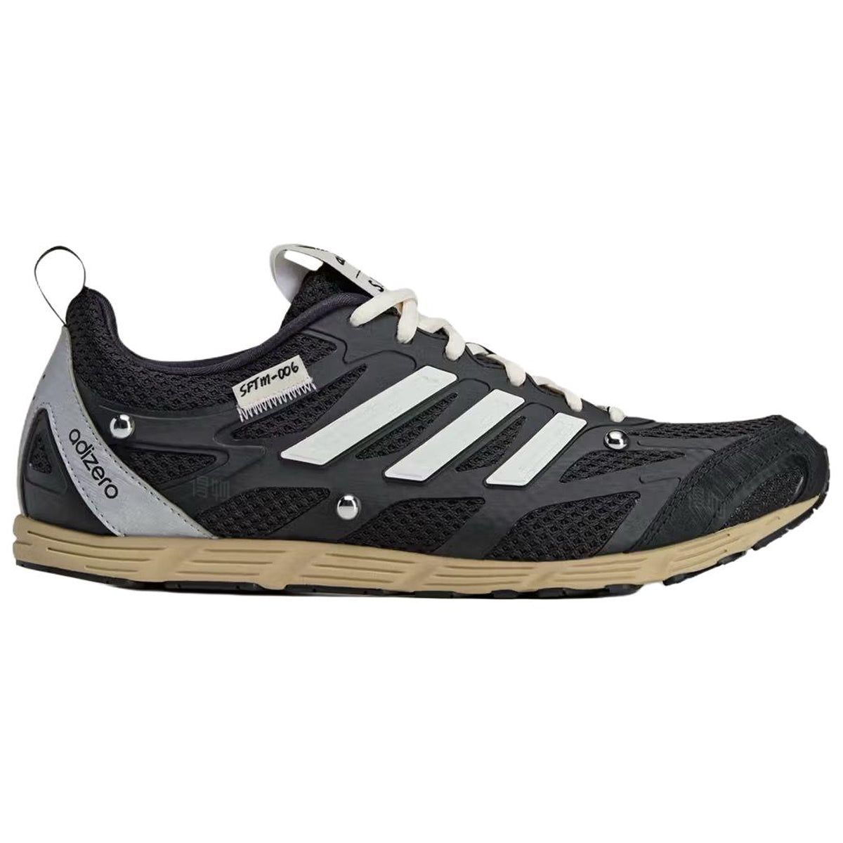 SONG FOR THE MUTE × adidas Originals Adizero PR SFTM-006 Unisex Running Shoes - Black/Beige