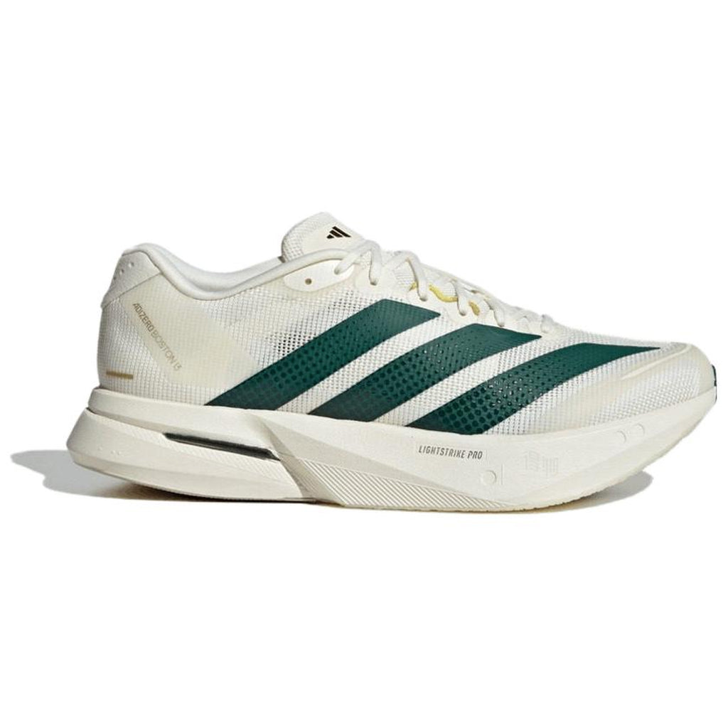 adidas Adizero Boston 13 Men's Lightweight Low-Top Running Shoes - White/Green