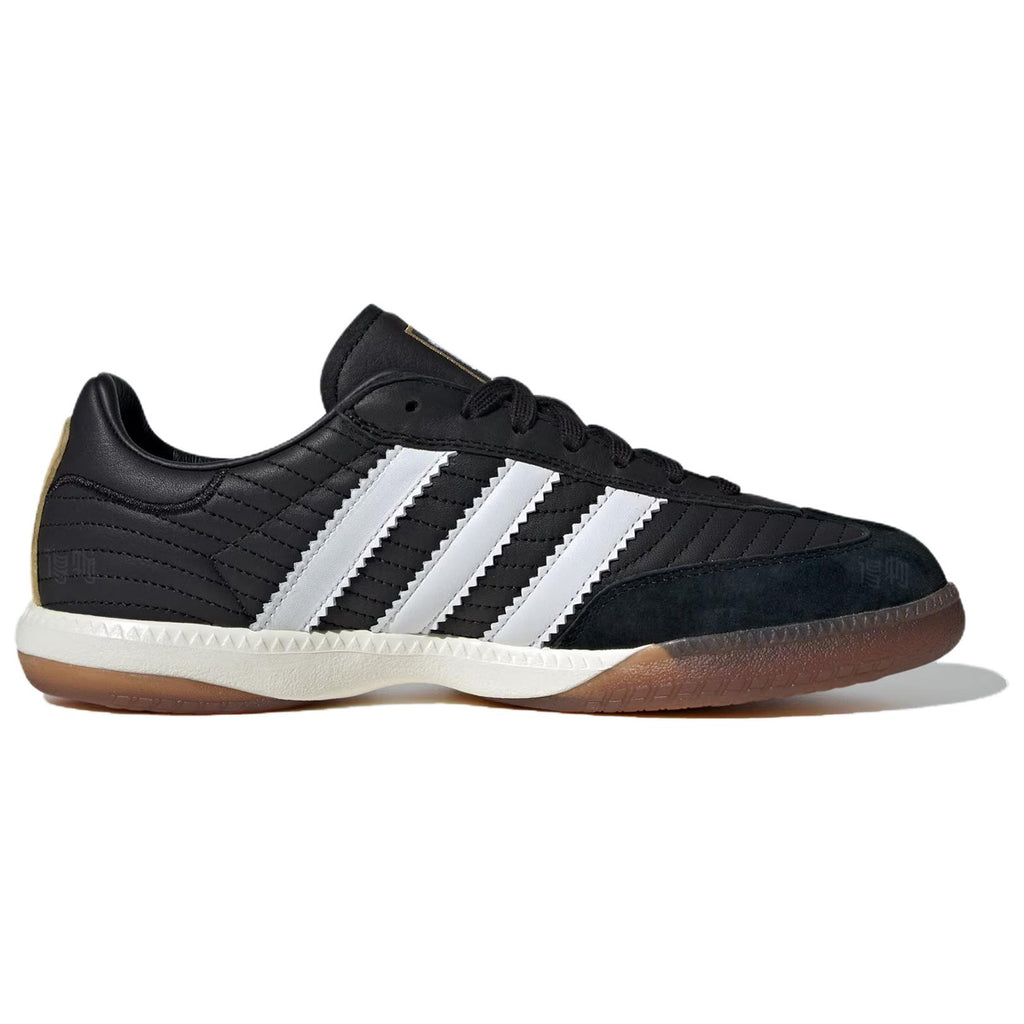adidas Originals × NTS RADIO SAMBA MN Unisex Leather Low-Top Sneakers - Black/White