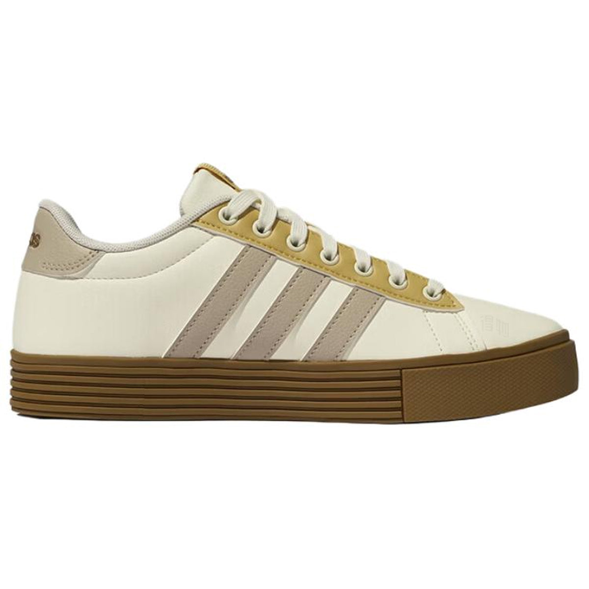 adidas Daily 4.0 Unisex Synthetic Leather Low-Top Sneakers - Beige