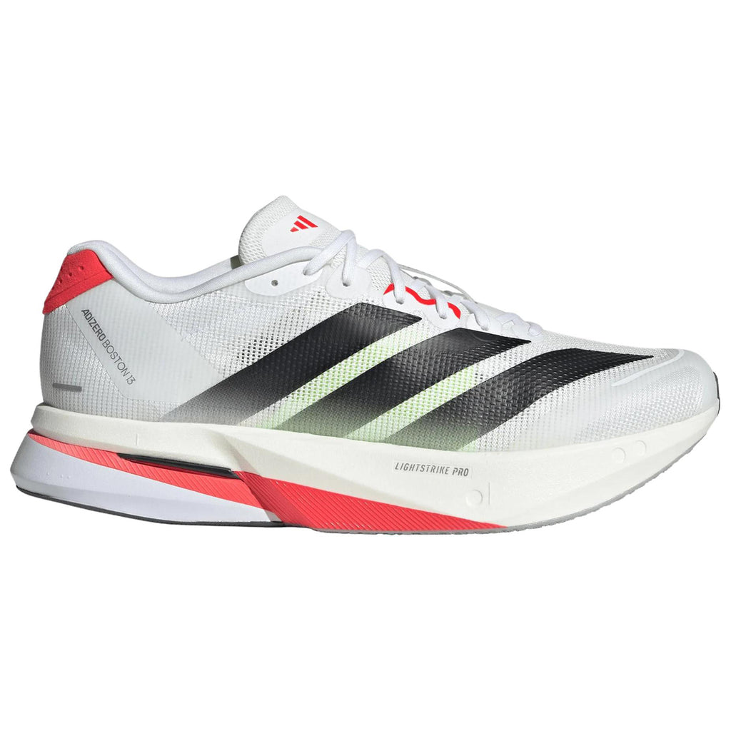 adidas Adizero Boston 13 Men's Urban Commuter Running Shoes - White