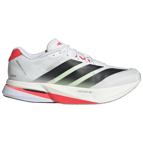 adidas Adizero Boston 13 Men's Urban Commuter Running Shoes - White