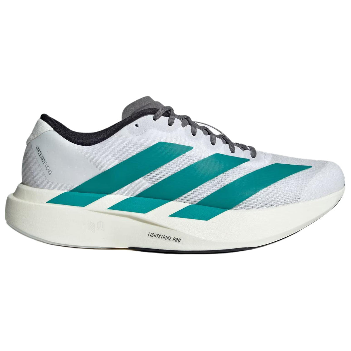 adidas Adizero Evo SL Lightstrike Pro Low-Top Running Shoes - White/Green
