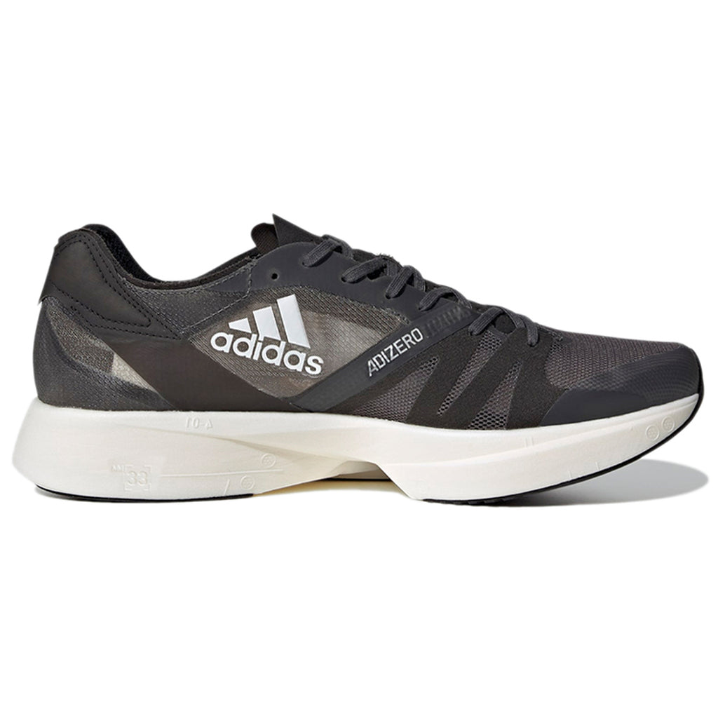 adidas Adizero Takumi Sen 8 Unisex Carbon-Plated Racing Shoes - Black/White