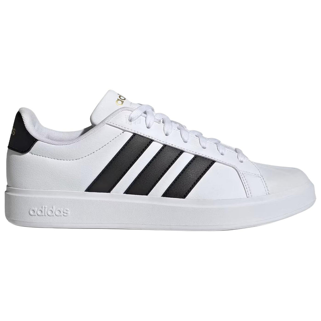 adidas STREETTALK Unisex White Synthetic Leather Round-Toe Sneakers