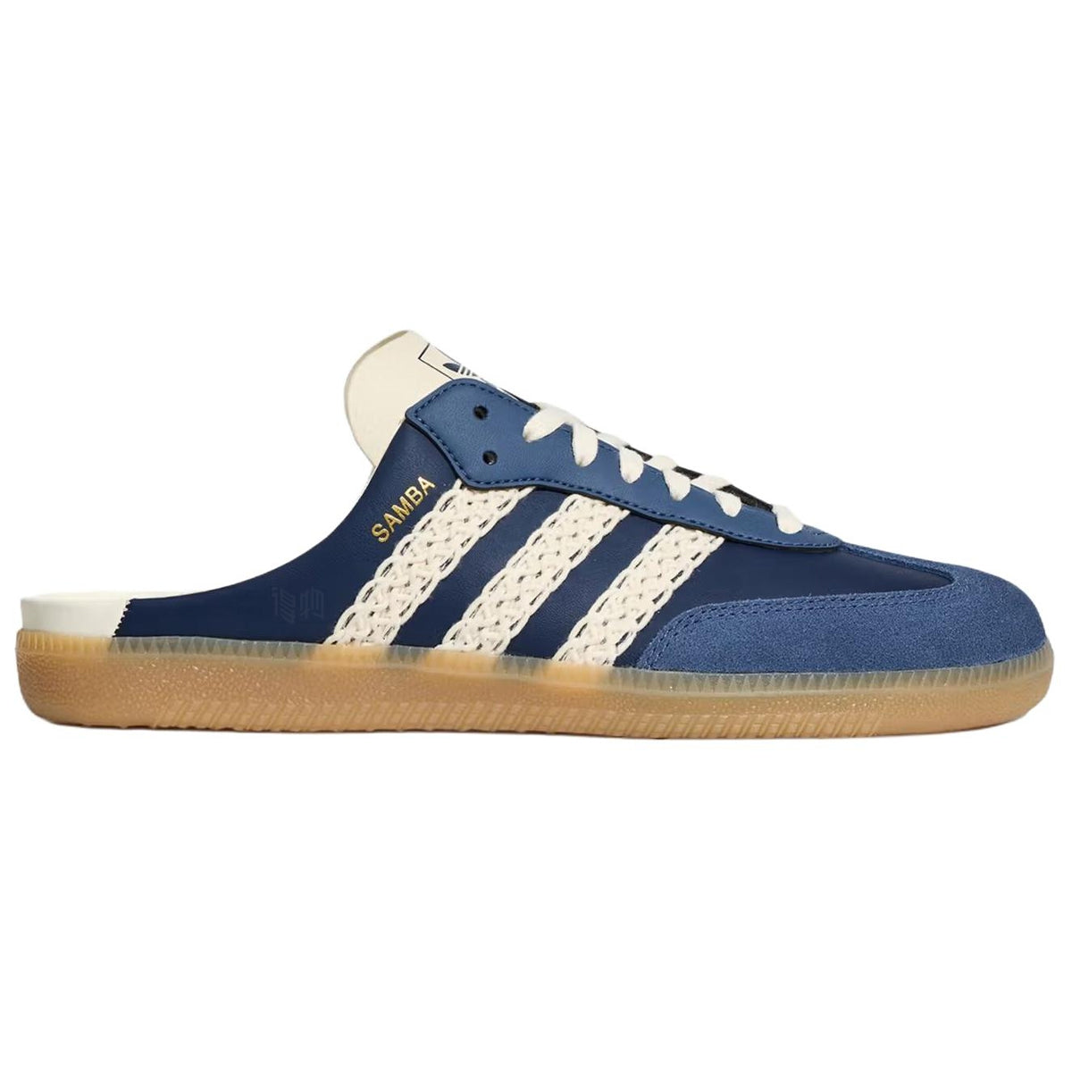 adidas Originals Samba Mule Unisex Closed-Toe Mules - Night Indigo