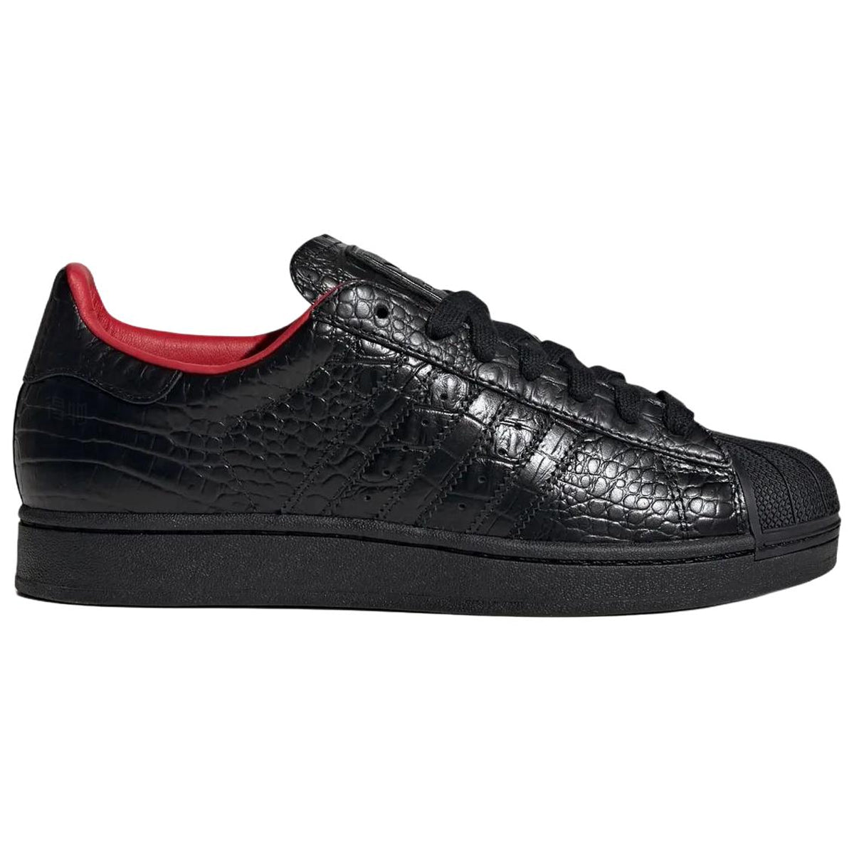adidas Originals Superstar 2 Men's Black Textured Sneakers