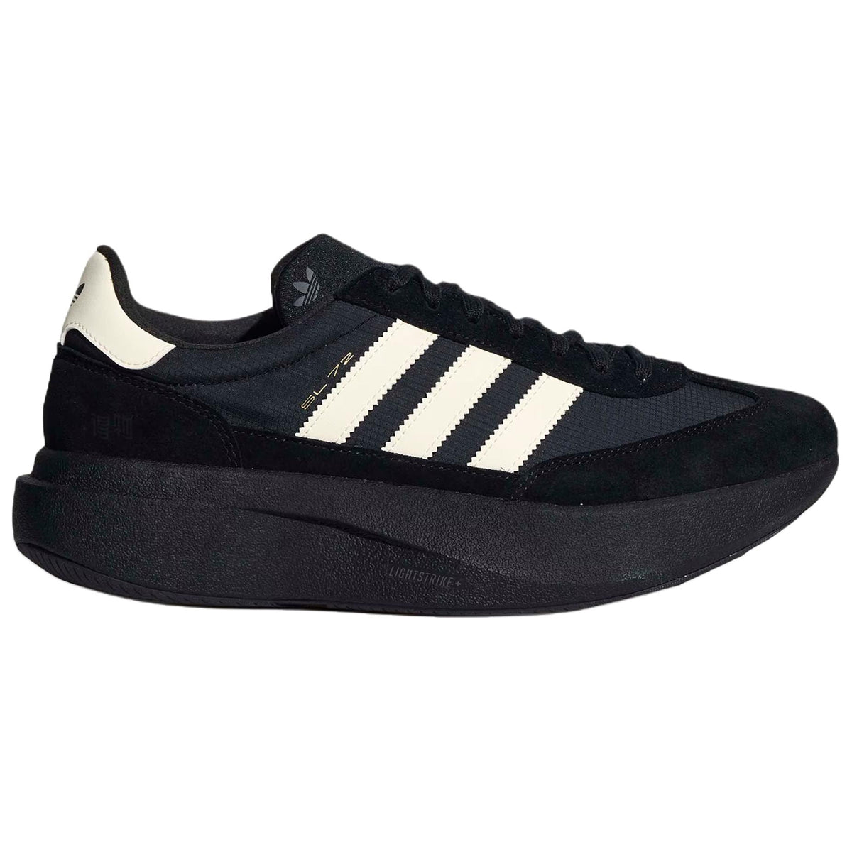 adidas Originals SL 72 PRO Unisex Black Platform Lifestyle Sneakers