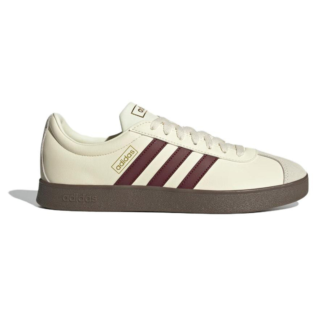 adidas VL Court 2.0 Unisex Beige Red Sneakers