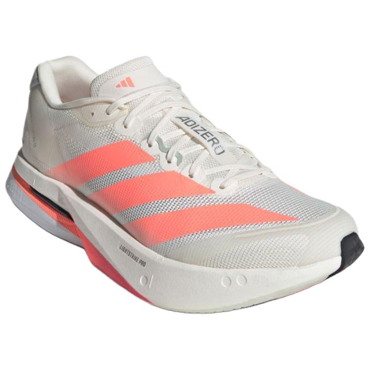 adidas Adizero Boston 13 Men's Casual Running Shoes - White/Orange