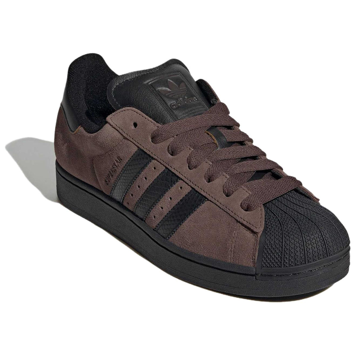 adidas Originals SUPERSTAR Unisex Suede Low-Profile Sneakers - Brown