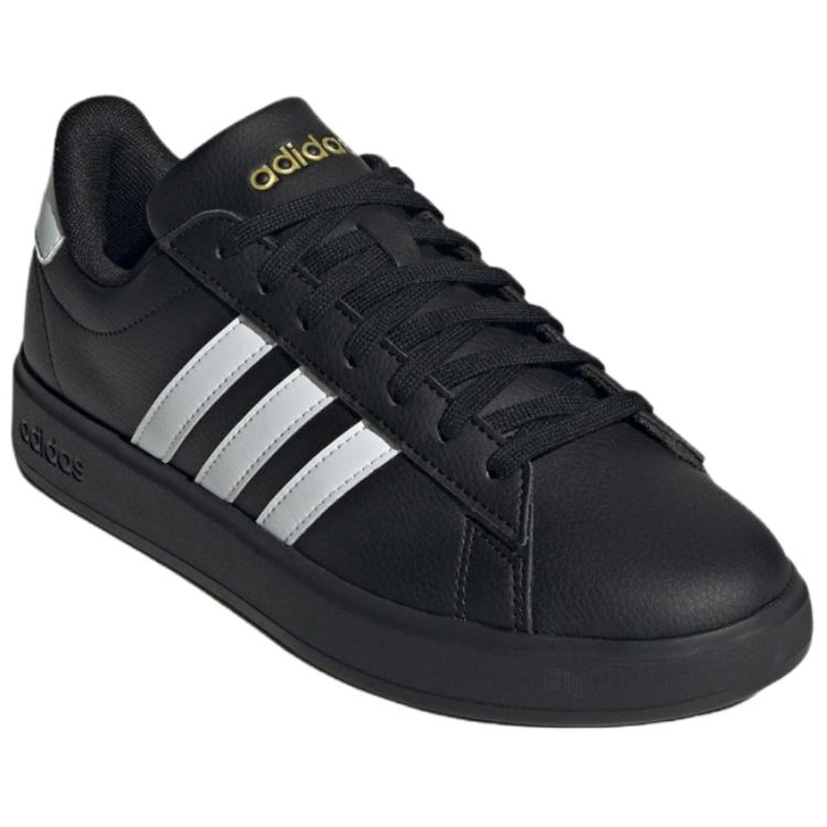 adidas Grand Court Women's Black Synthetic Leather Sneakers