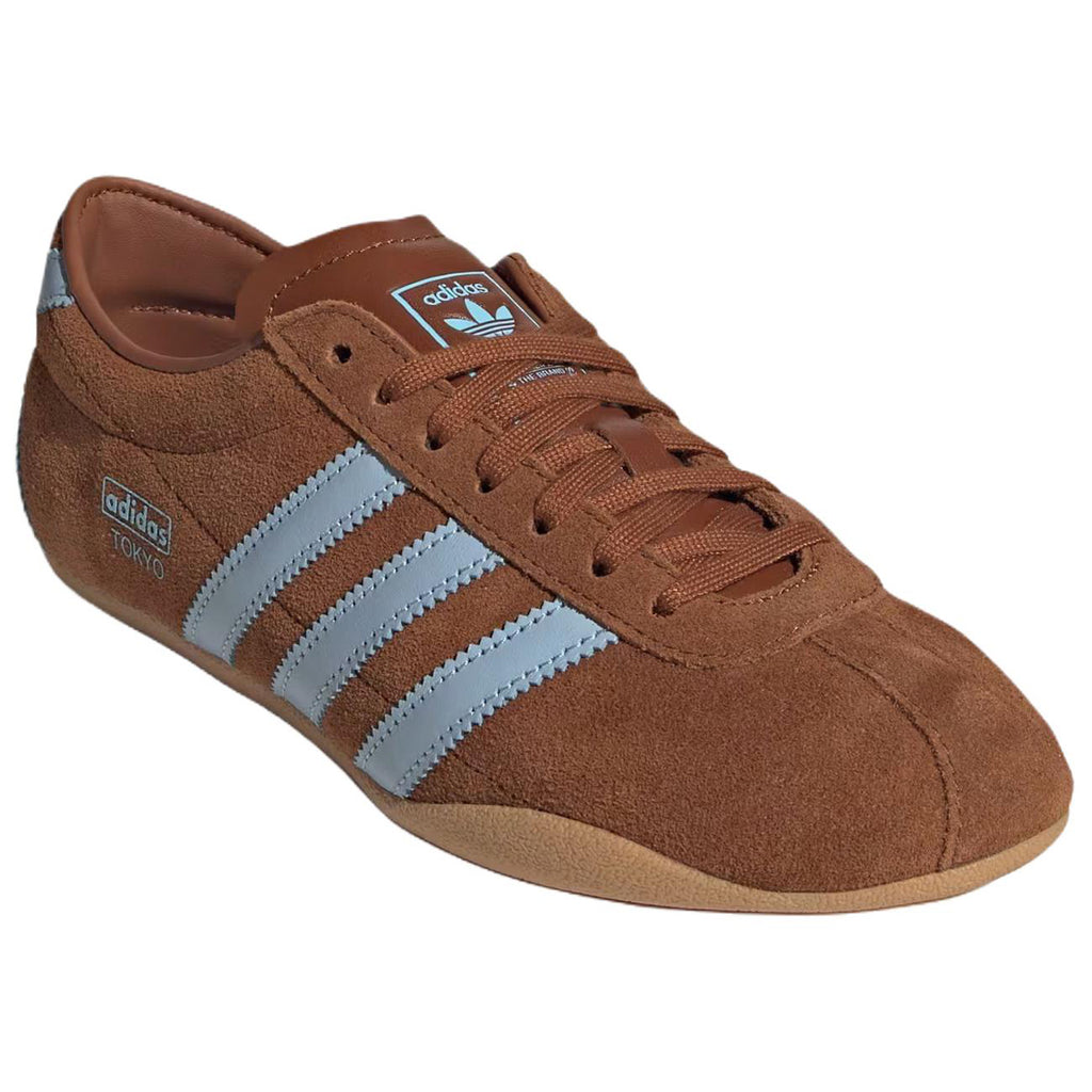 adidas Originals Tokyo Unisex Low-Top Lifestyle Sneakers - Brown/Blue